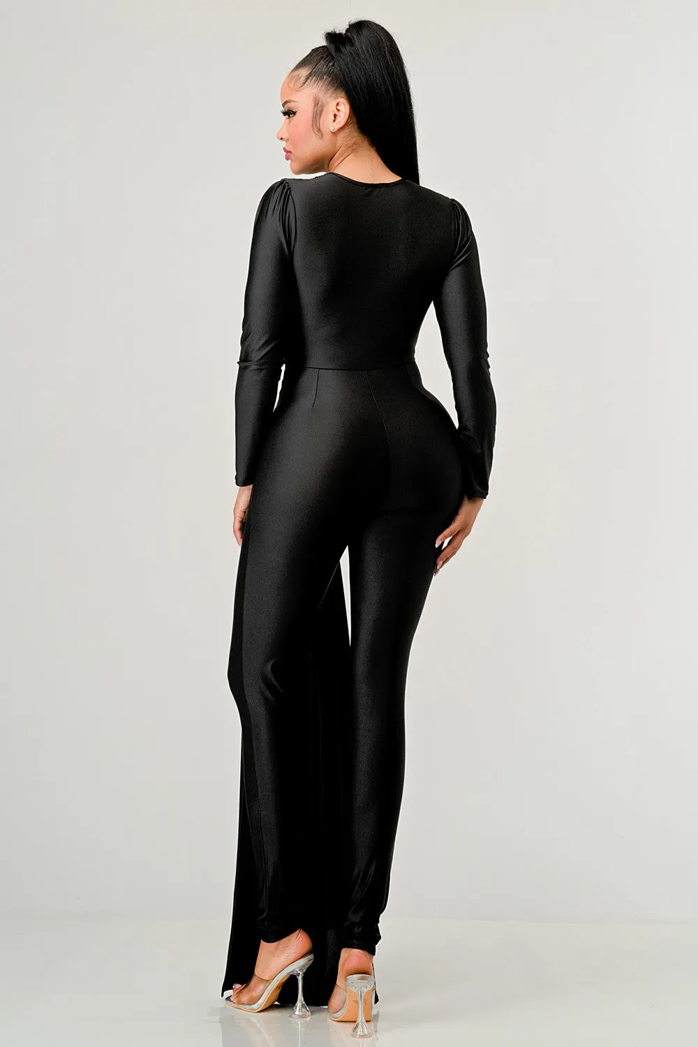 "THE RENAISSANCE" BLACK JUMPSUIT