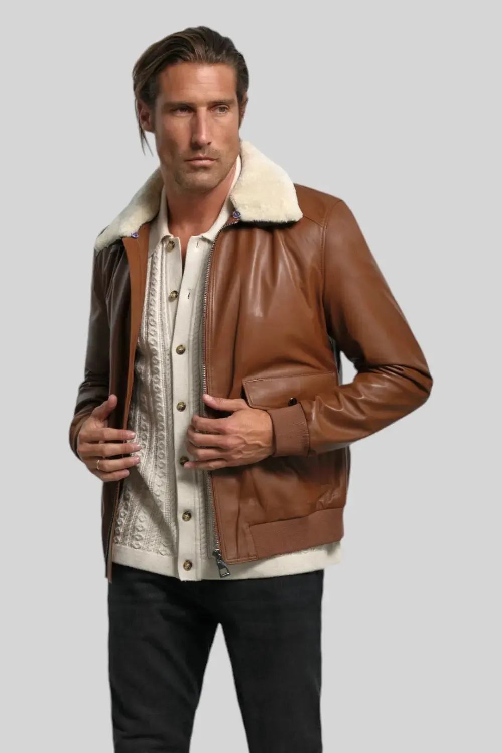 Raffaele Leather Jacket