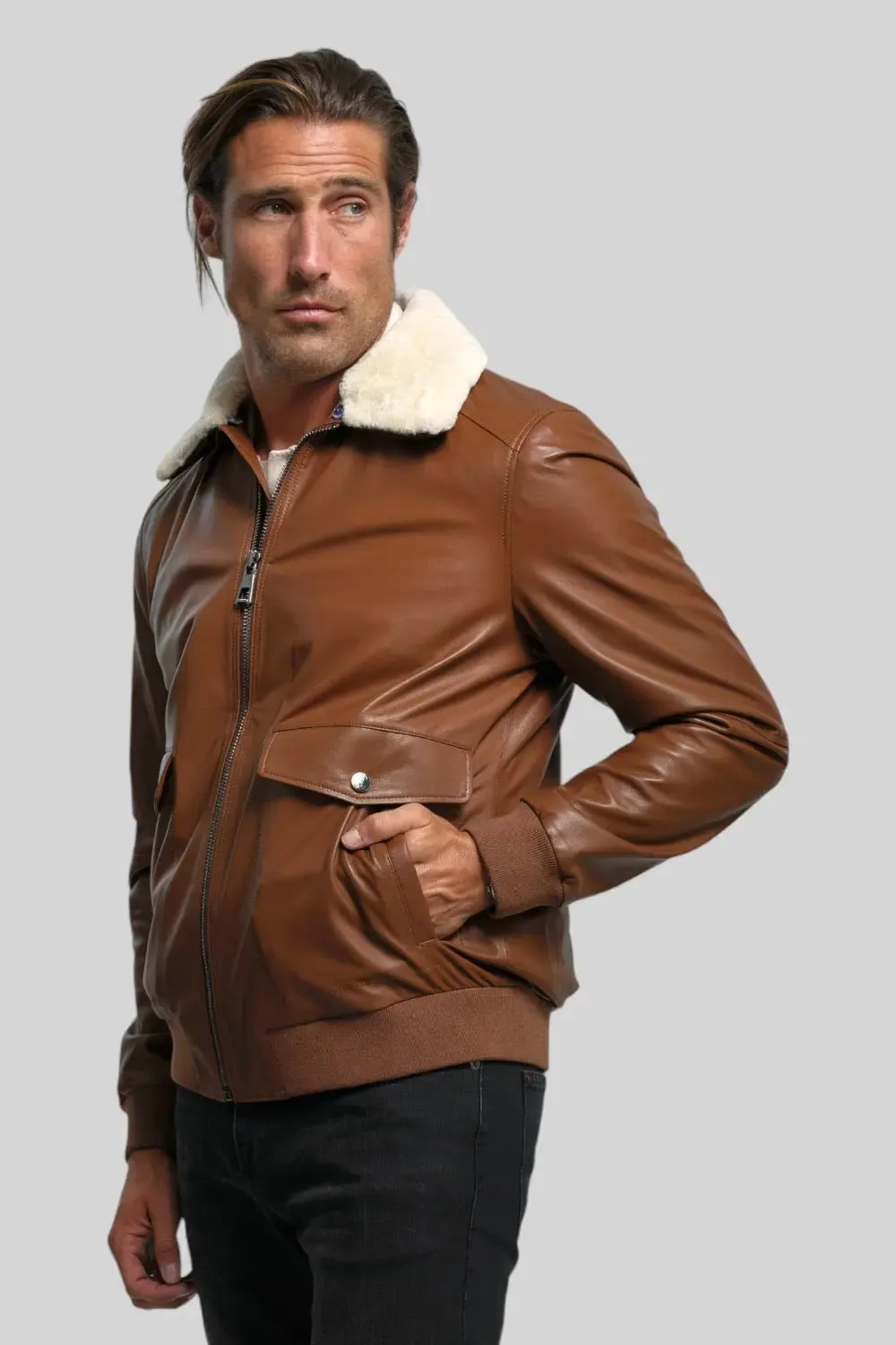 Raffaele Leather Jacket