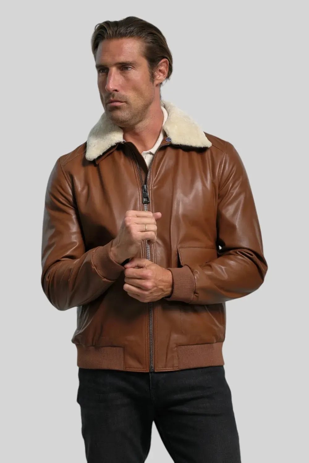 Raffaele Leather Jacket