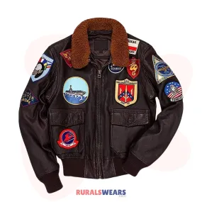 RW Authentic Sheepskin Top Gun TG1 Official Signature Series Jacket