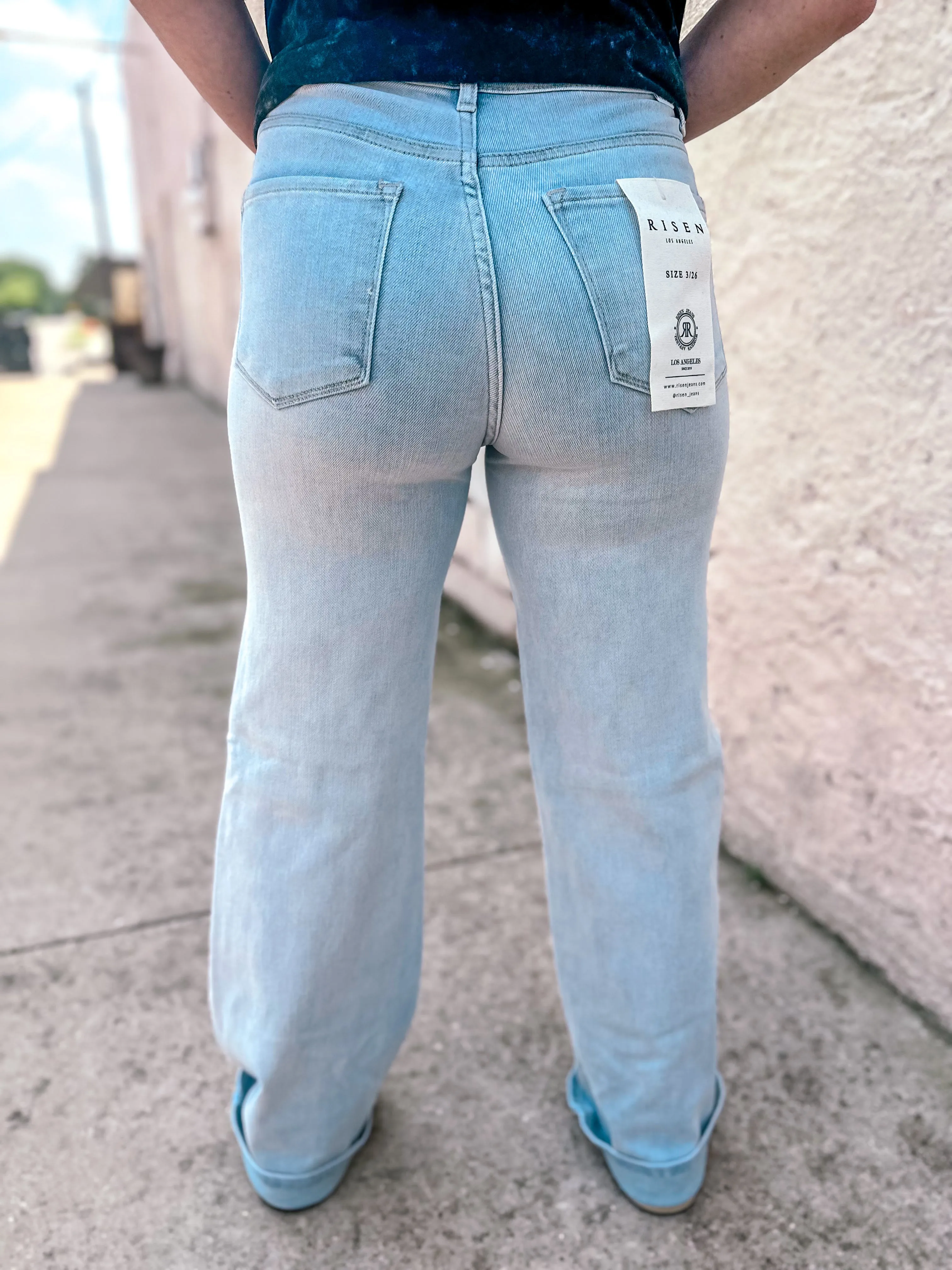 Sadie High Rise Wide Leg 90's Jeans