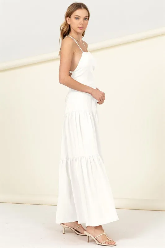 Said Yes Tiered Maxi Dress