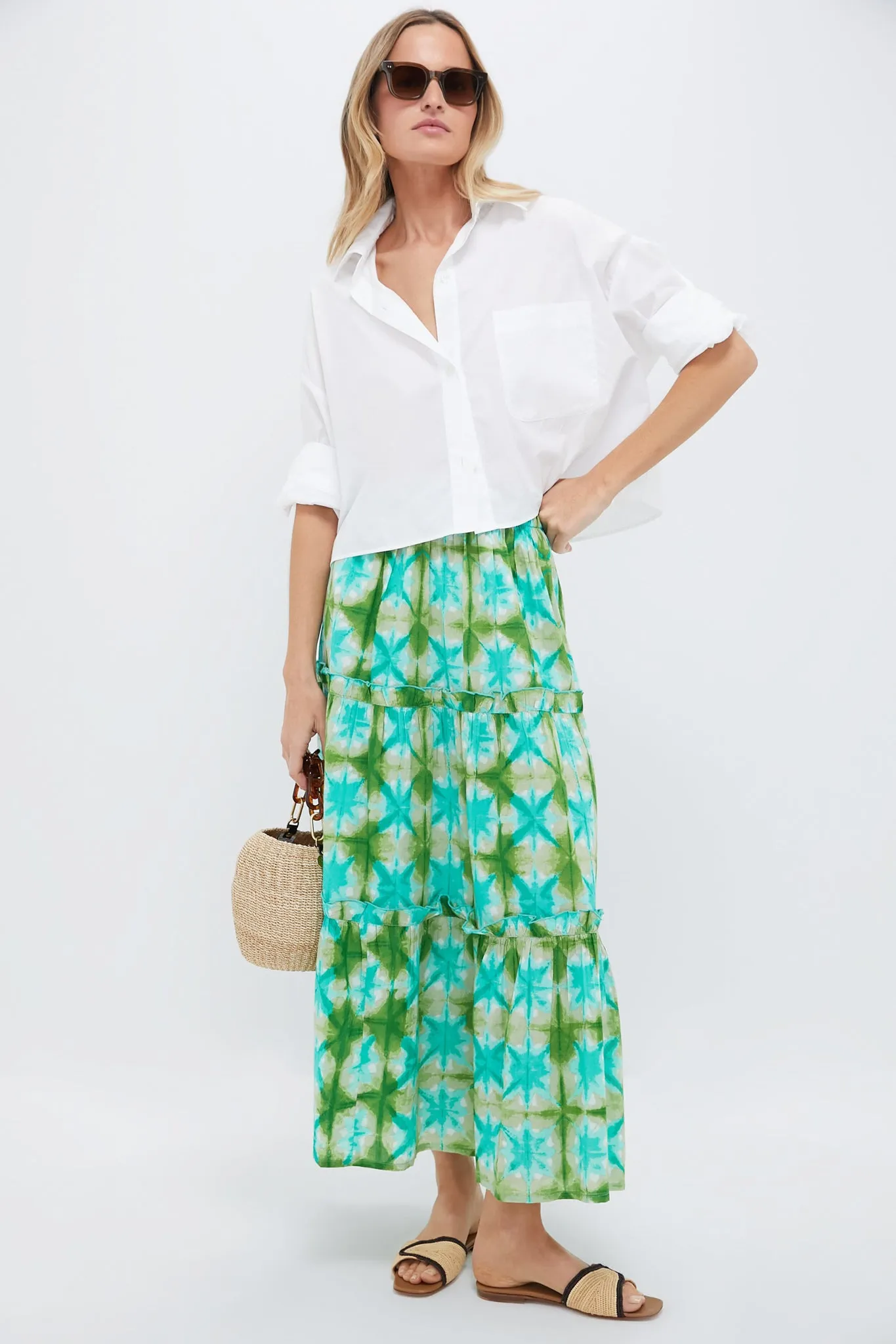 Seafoam Medallion Prado Skirt