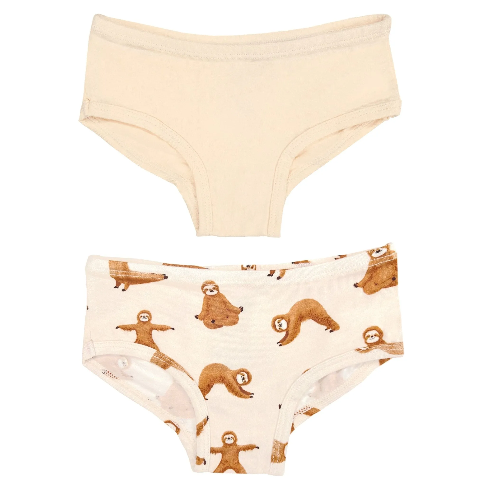 Shaggy Yoga Sloth Girls Underwear Set of 2