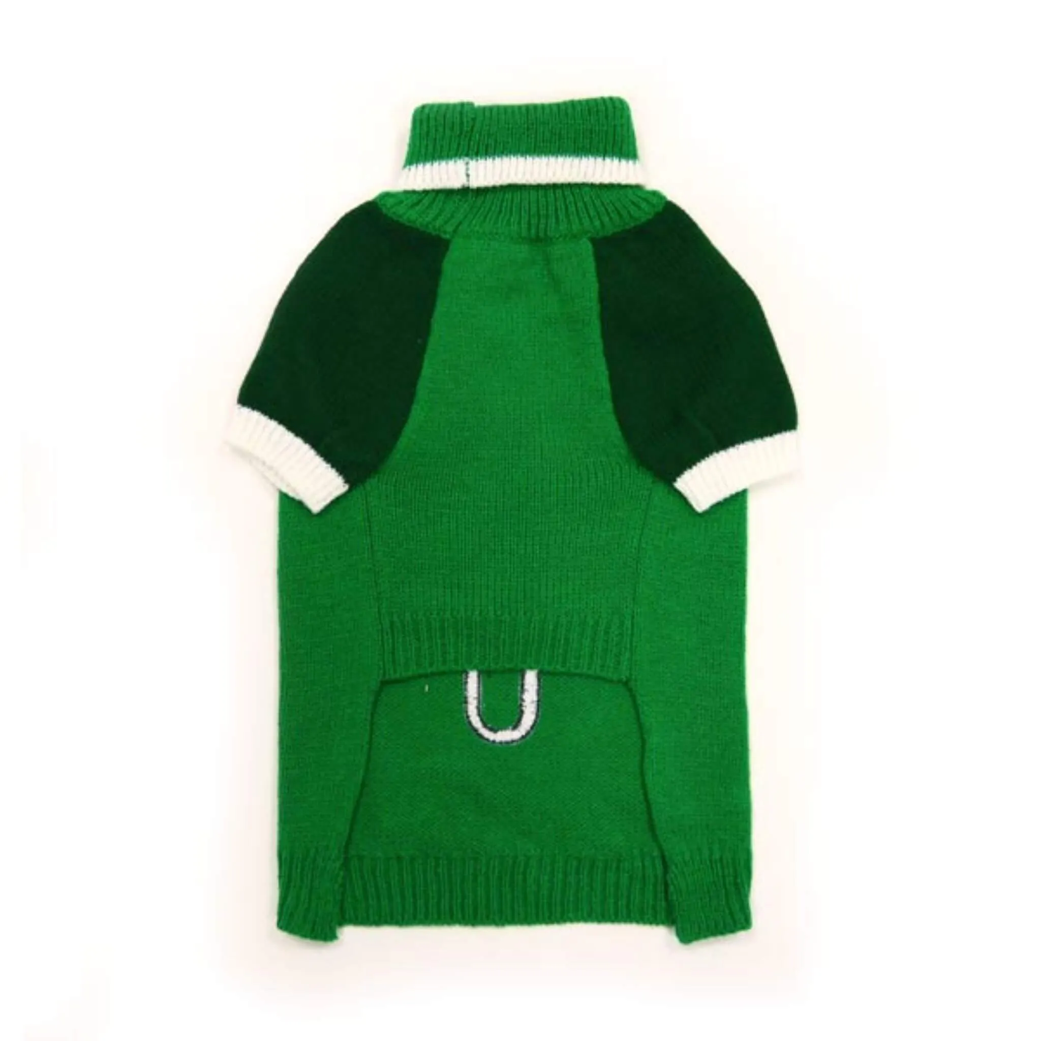 Shamrock Turtleneck Dog Sweater