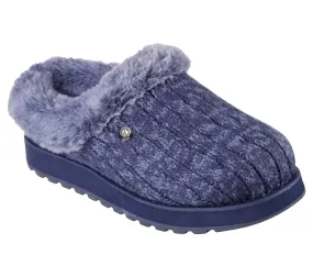 Skechers 31204/NVBL Navy Blue Womens Bobs Keepsakes Comfort Soft Slip On Mule Slippers