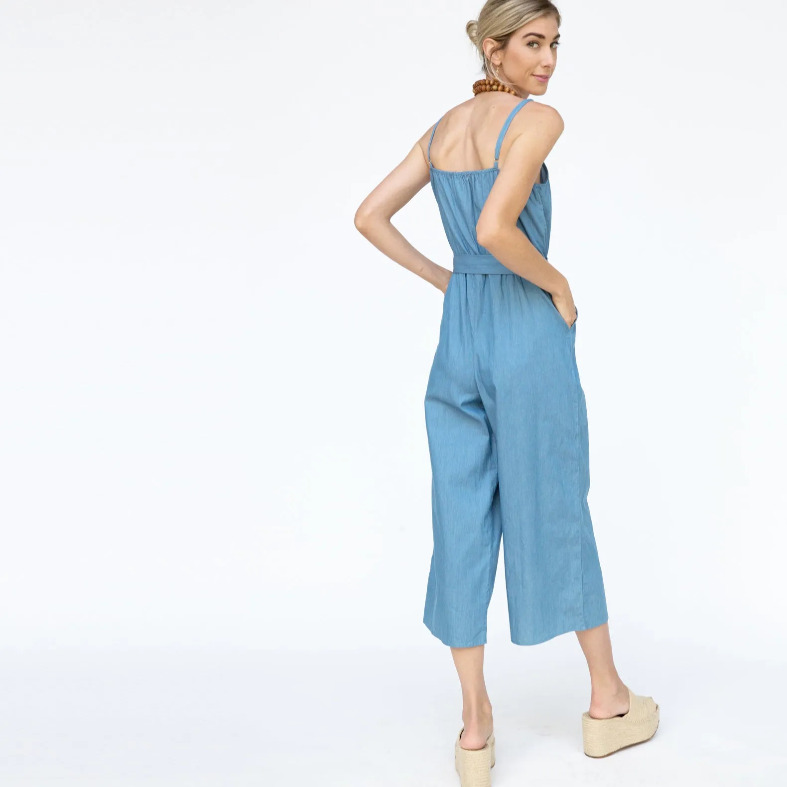 Sleeveless Denim Delight Jumpsuit