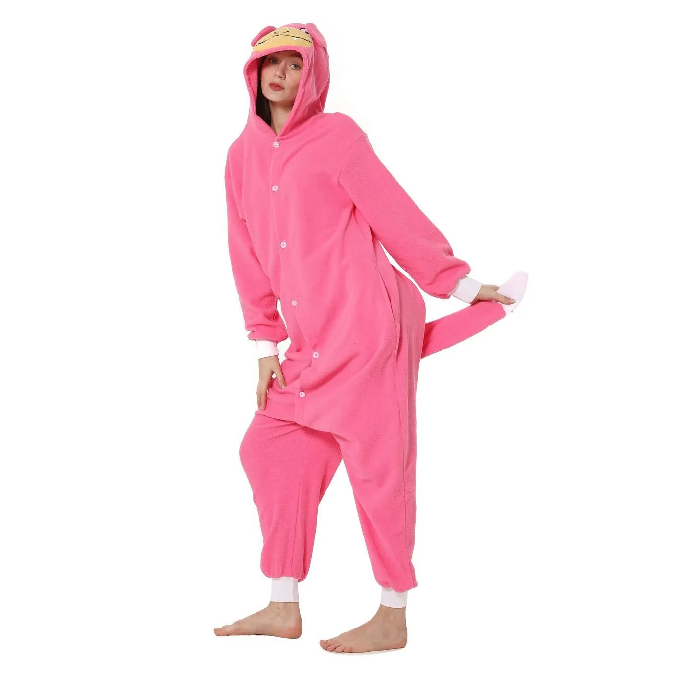 Slowpoke Kigurumi Onesies Anime Pokemon Pajamas Pyjamas Halloween Costume