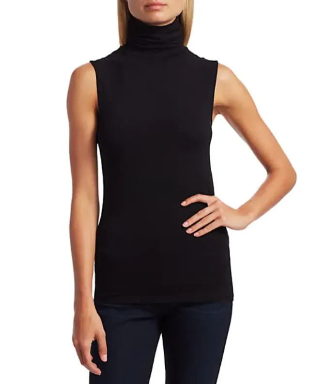 Soft Touch Sleeveless Turtleneck - More Colors