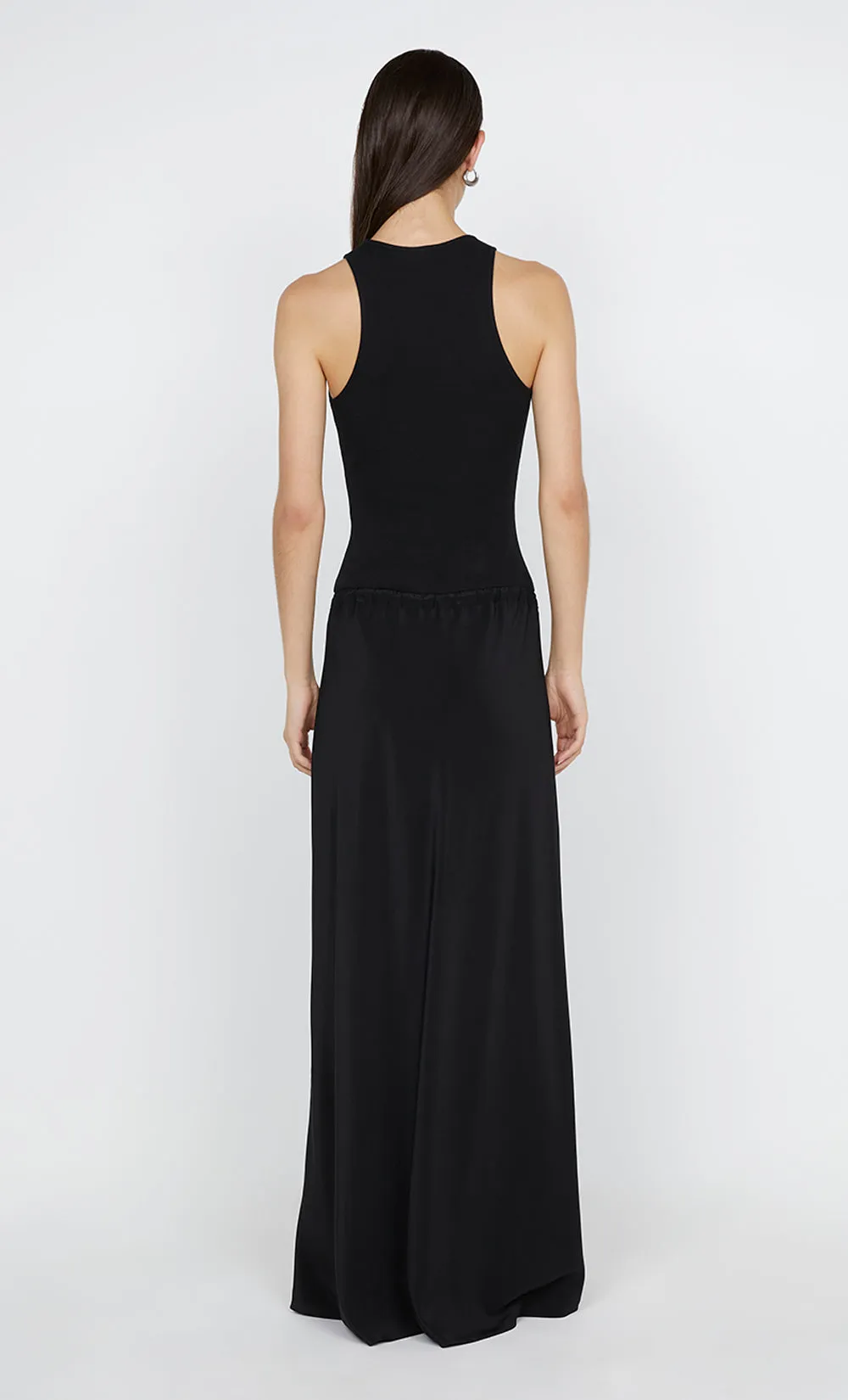 SOLA RACER DRESS - BLACK