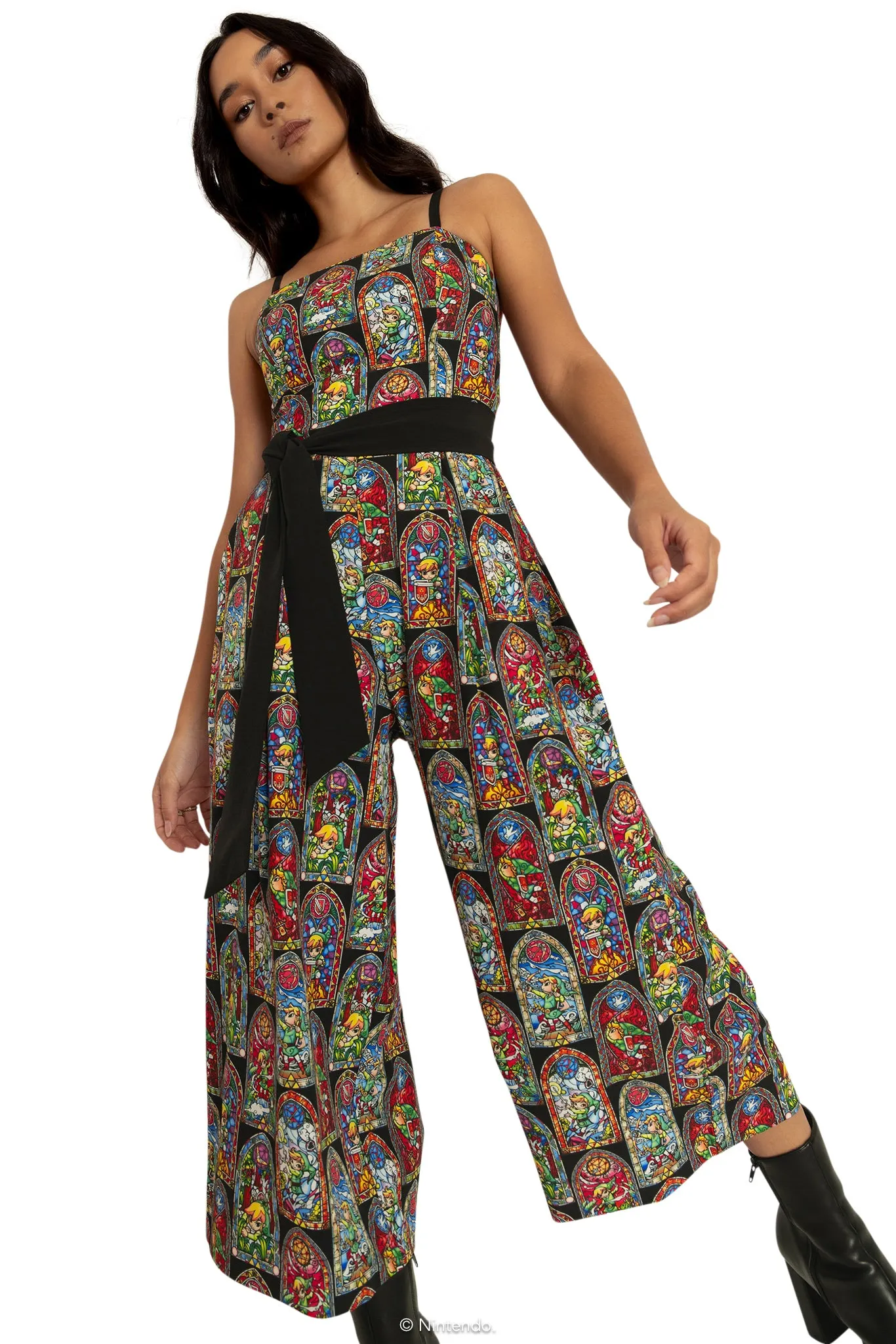 Stained Glass Link Picnic Jumpsuit