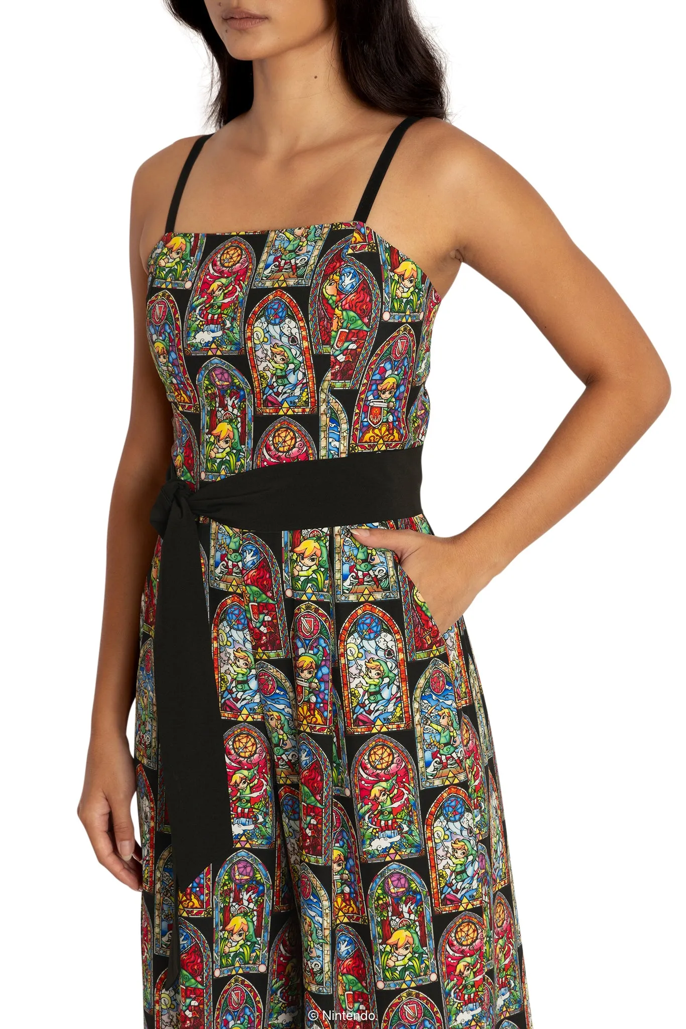 Stained Glass Link Picnic Jumpsuit