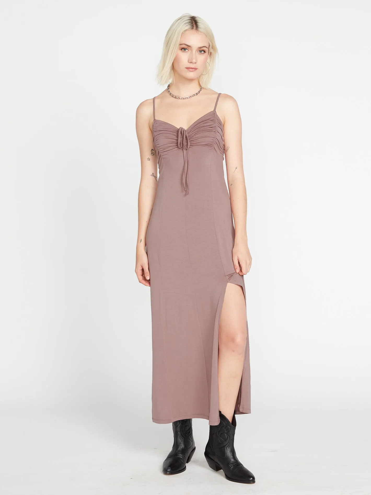 Stone Luv Maxi Dress - Raisin