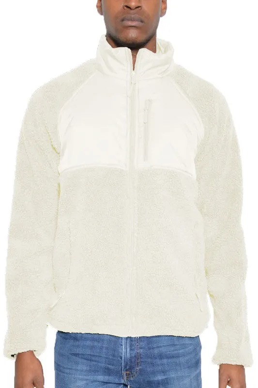 TCF FULL ZIP SHERPA FLEECE JACKET