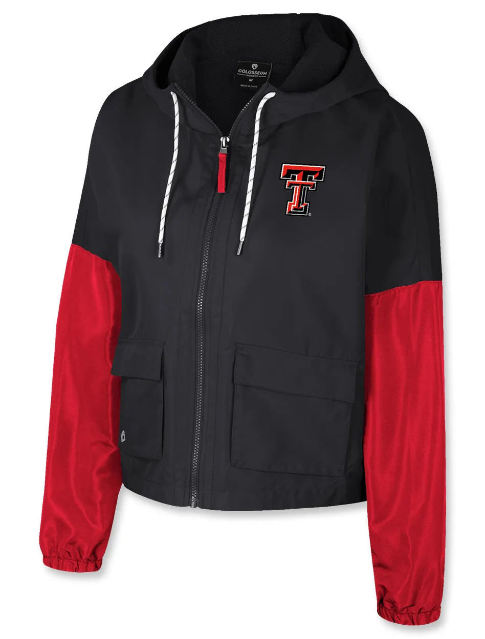 Texas Tech Arena "Rafi" Women's Full Zip Hooded Jacket