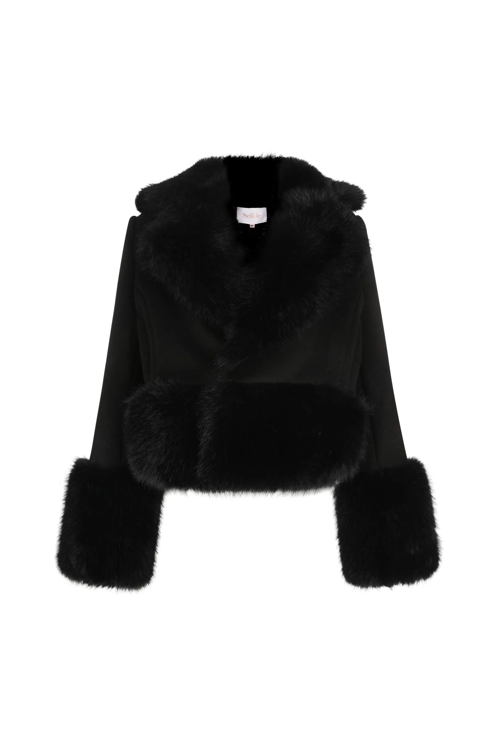 The Caviar Cropped Groupie Coat