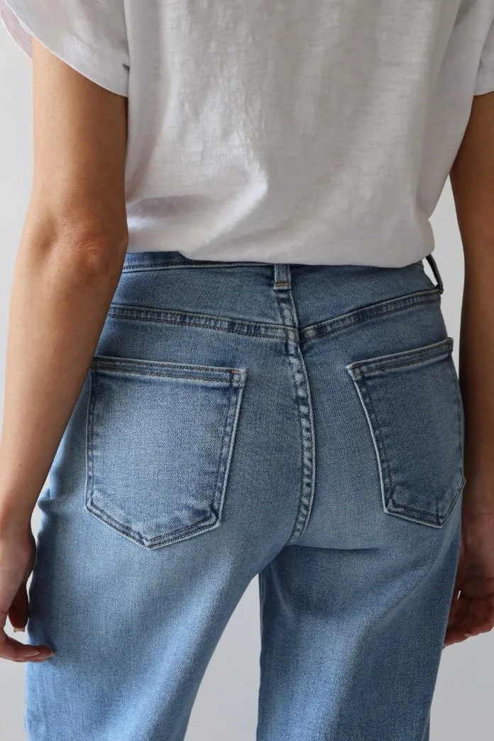 The High Rise Wide Leg Jeans