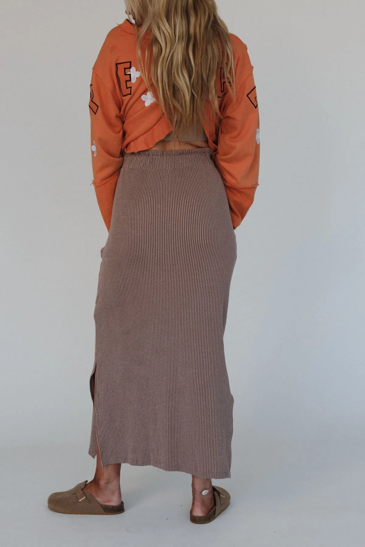 The Nest Desert Rose Maxi Skirt - Acorn