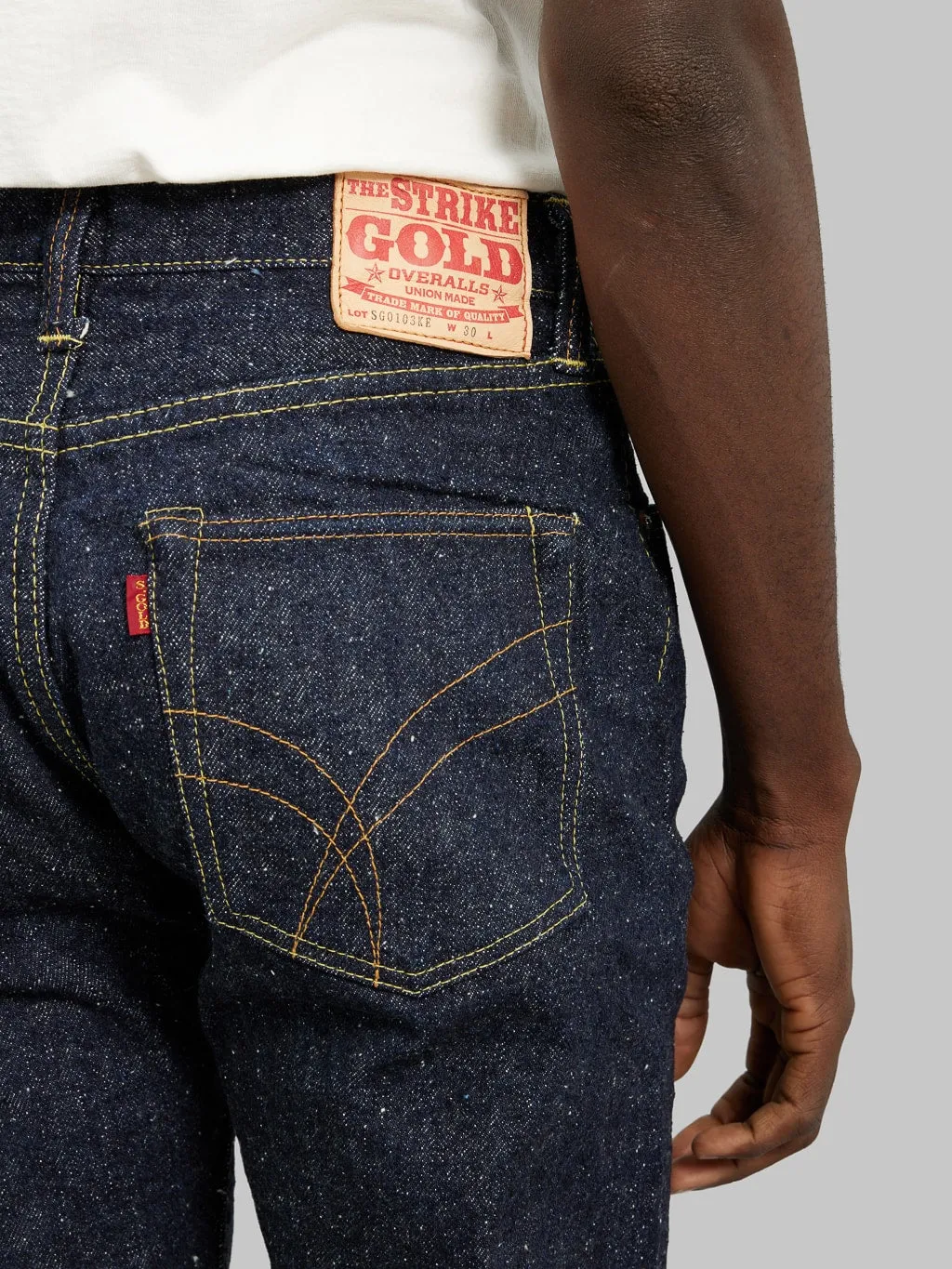 The Strike Gold 0103KE "Keep Earth" Natural Indigo Regular Straight Jeans