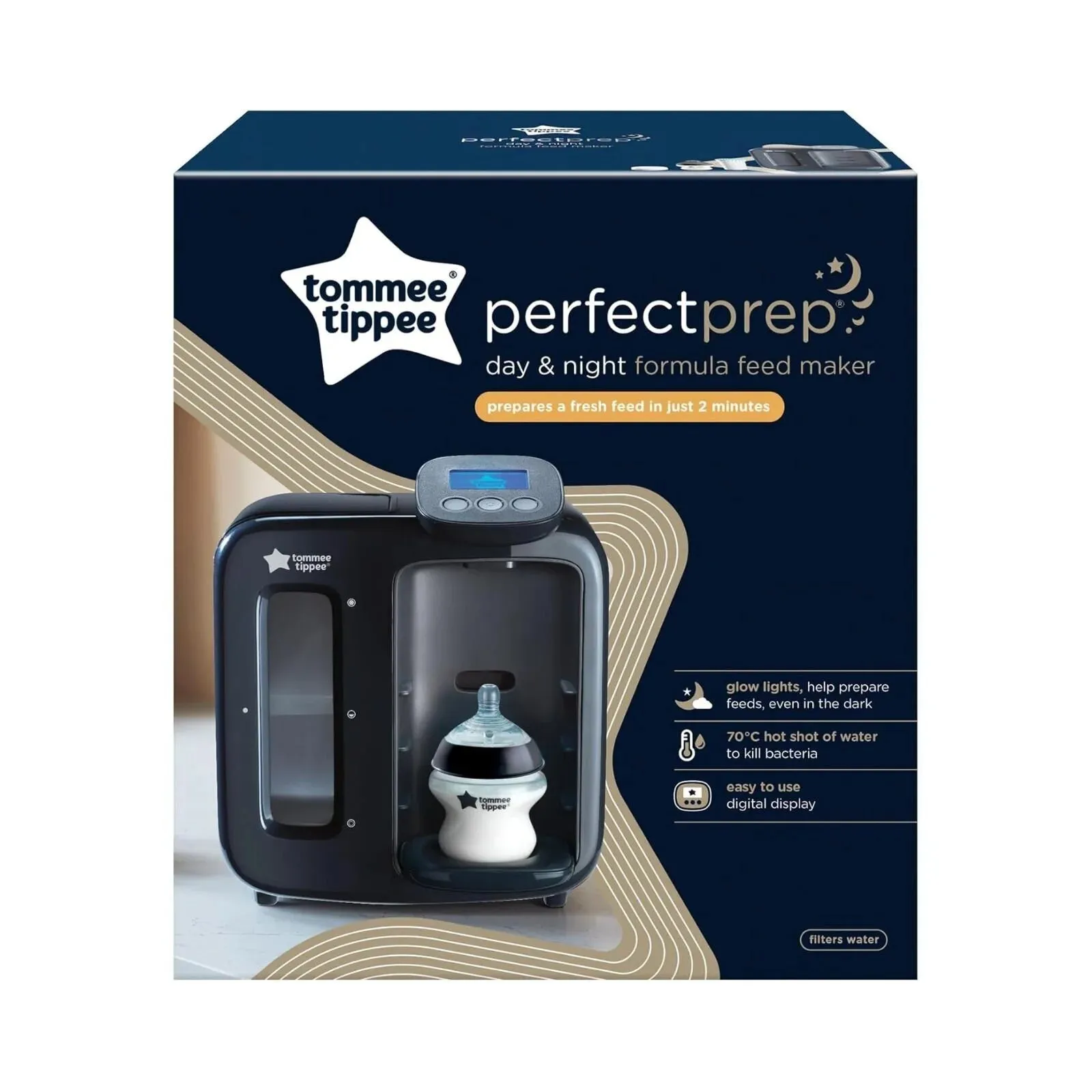 Tommee Tippee Perfect Prep Day & Night - Black