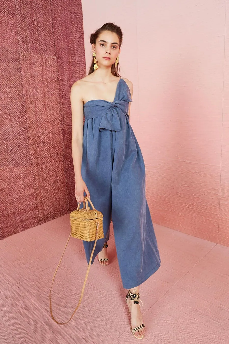 ULLA JOHNSON - Jordane Jumpsuit in Chambray