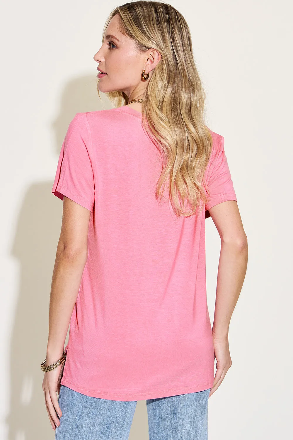 V-Neck High-Low Top [Online Exclusive]