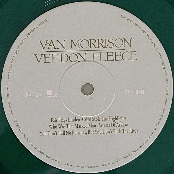 Van Morrison - Veedon Fleece (LP, Album, Club, RE, RM, Gre) (M)