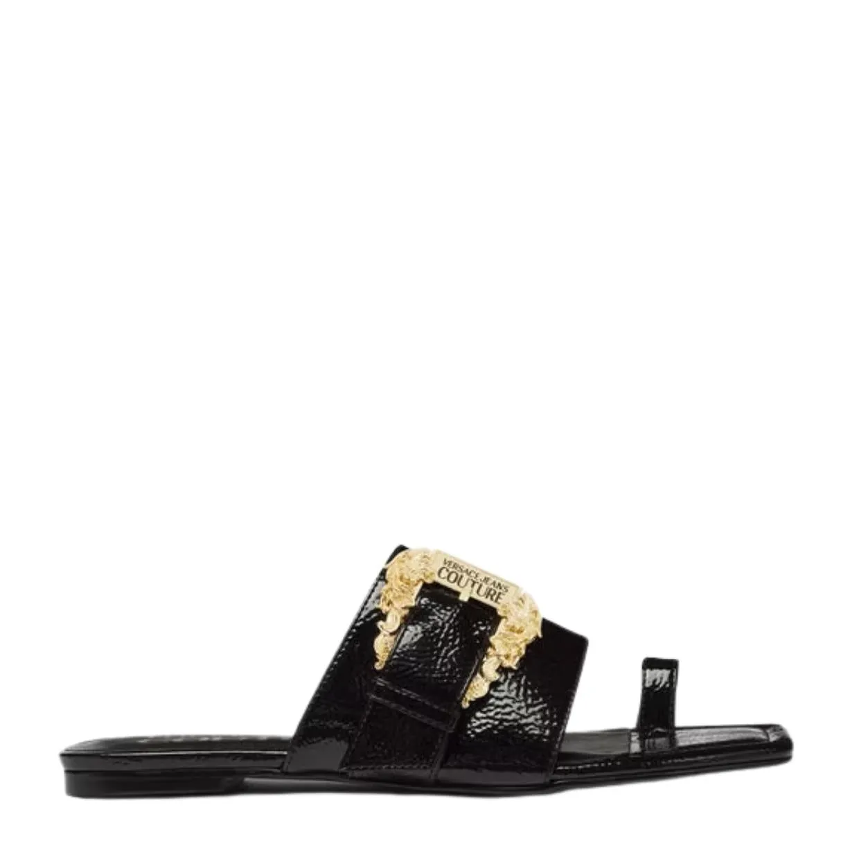 Versace Jeans Couture Millie Baroque Buckle Mules