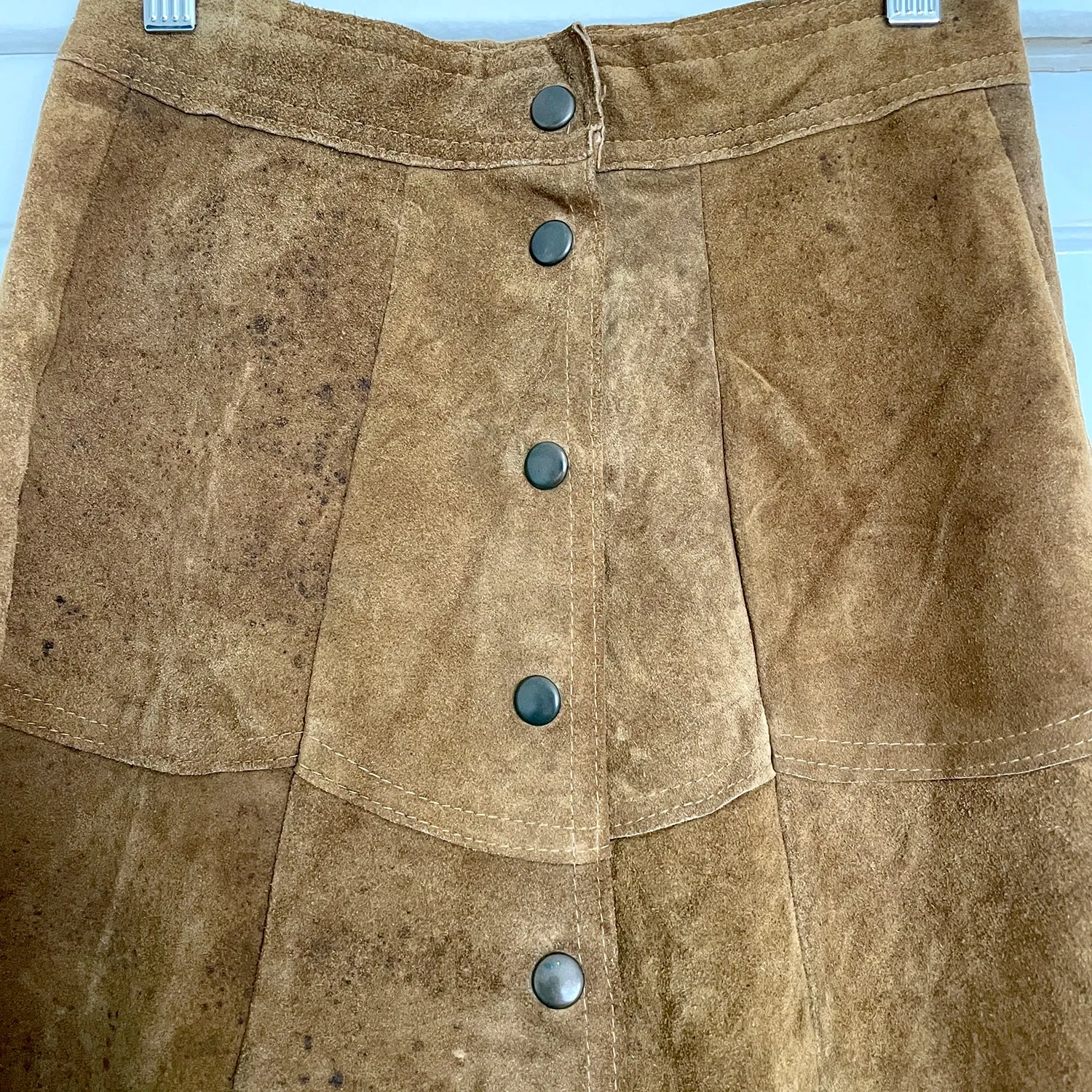 Vintage Suede Skirt