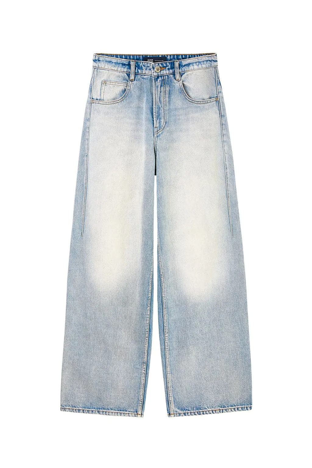 Vintage White Wide-Leg Jeans