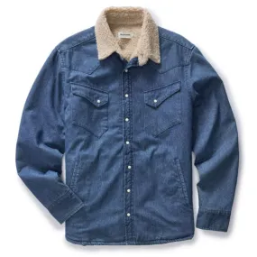 Western Shirt Jacket | Washed Indigo