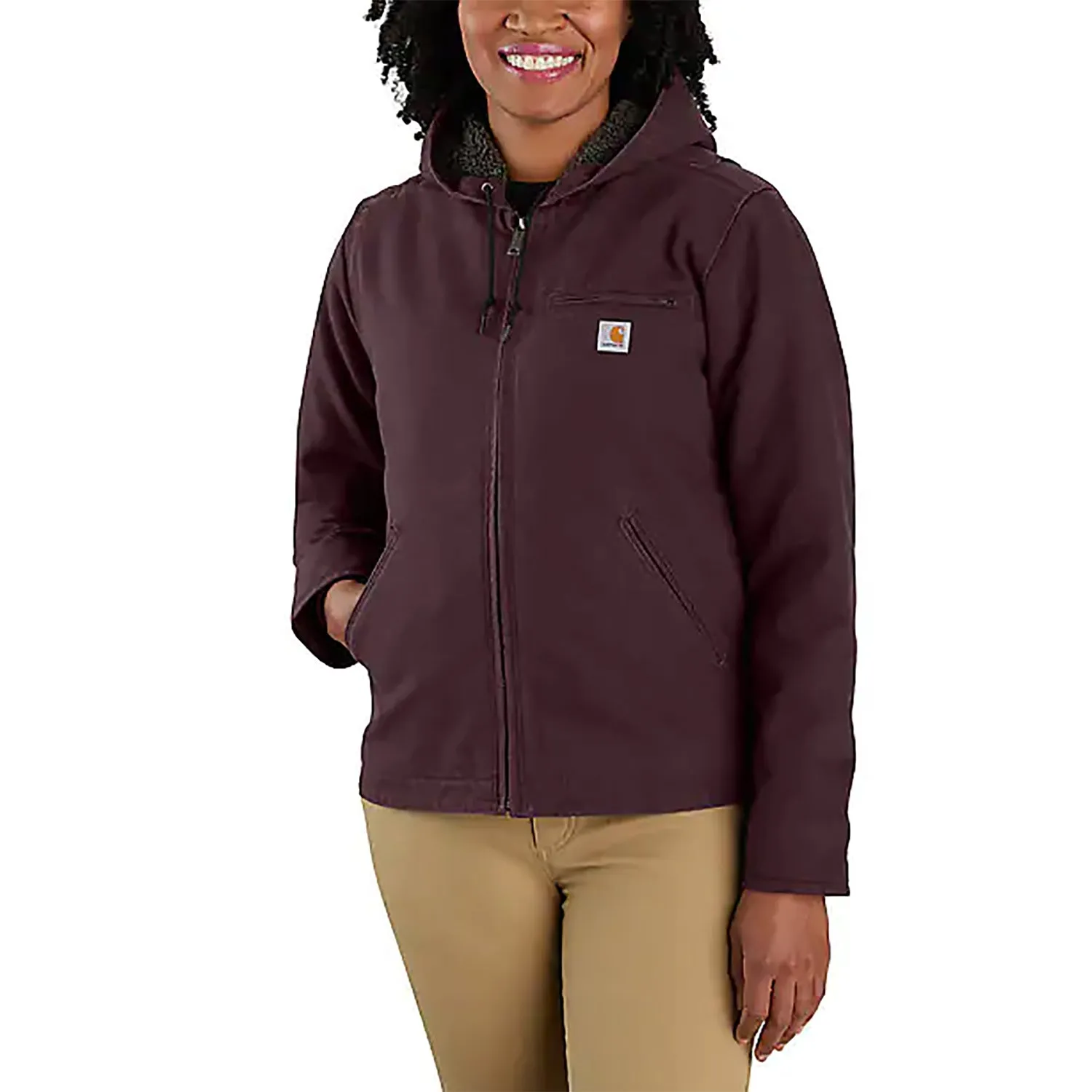 Women's Sherpa Lined Duck Jacket 104292