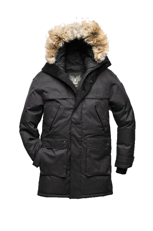 Yatesy Men's Long Parka