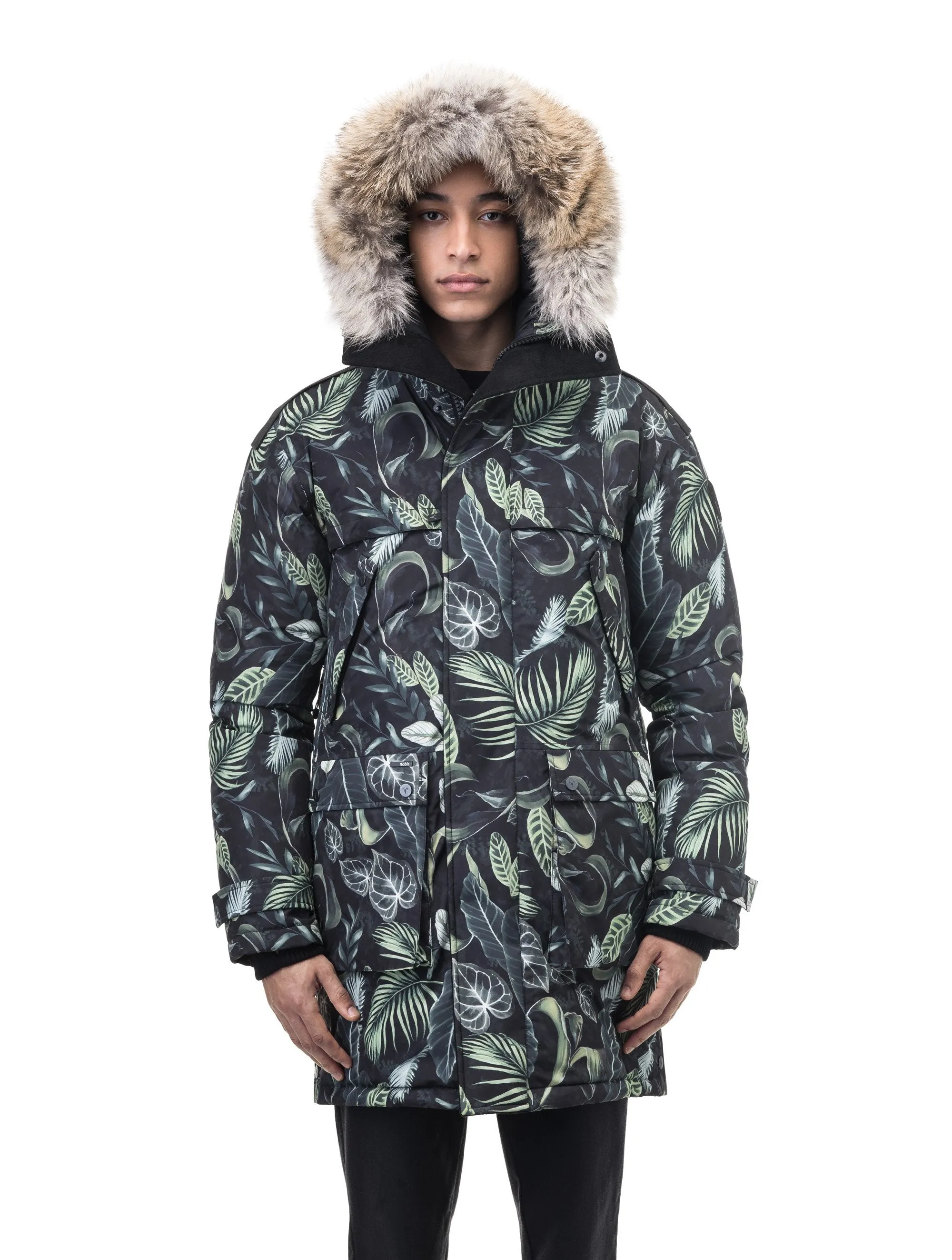 Yatesy Men's Long Parka