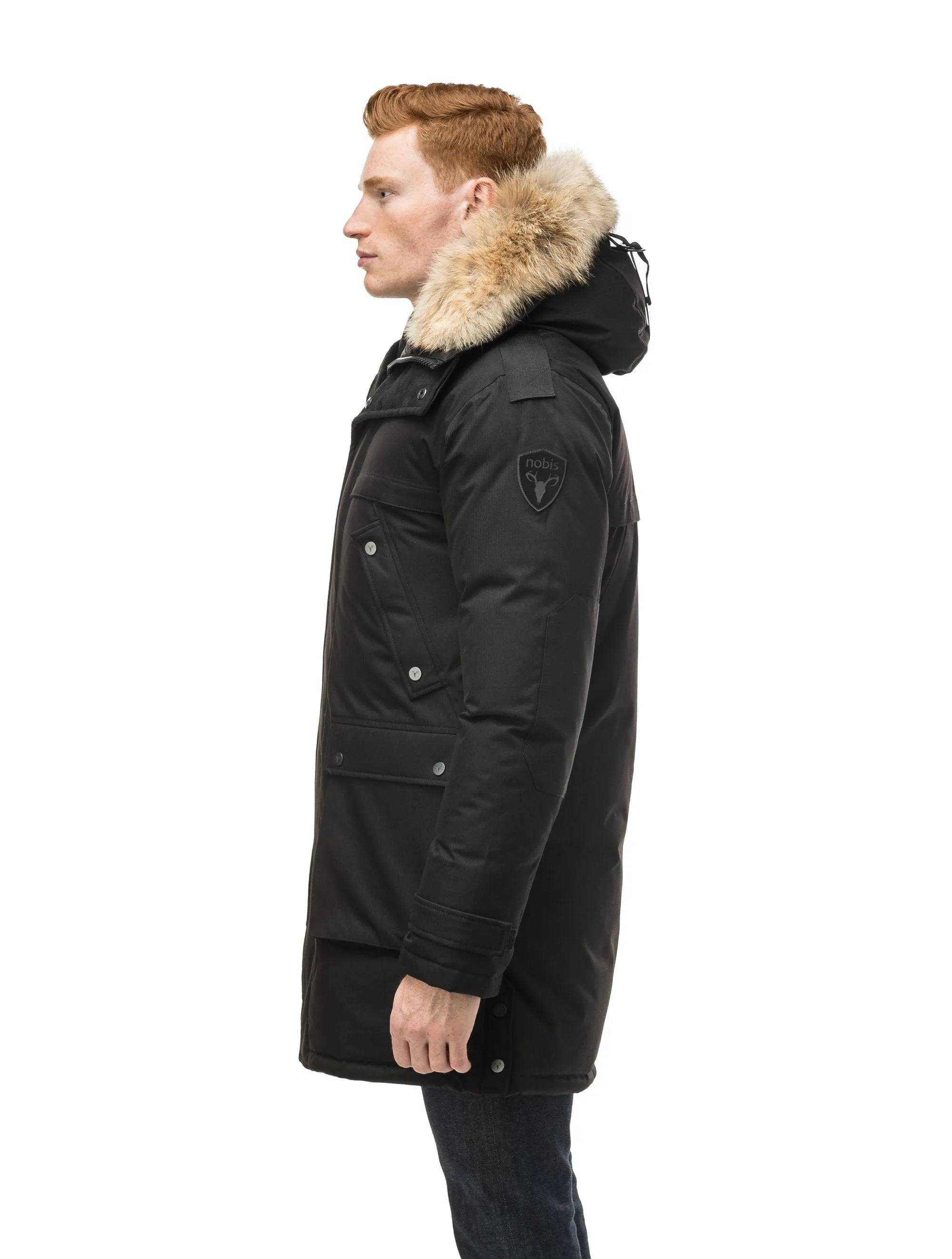 Yatesy Men's Long Parka