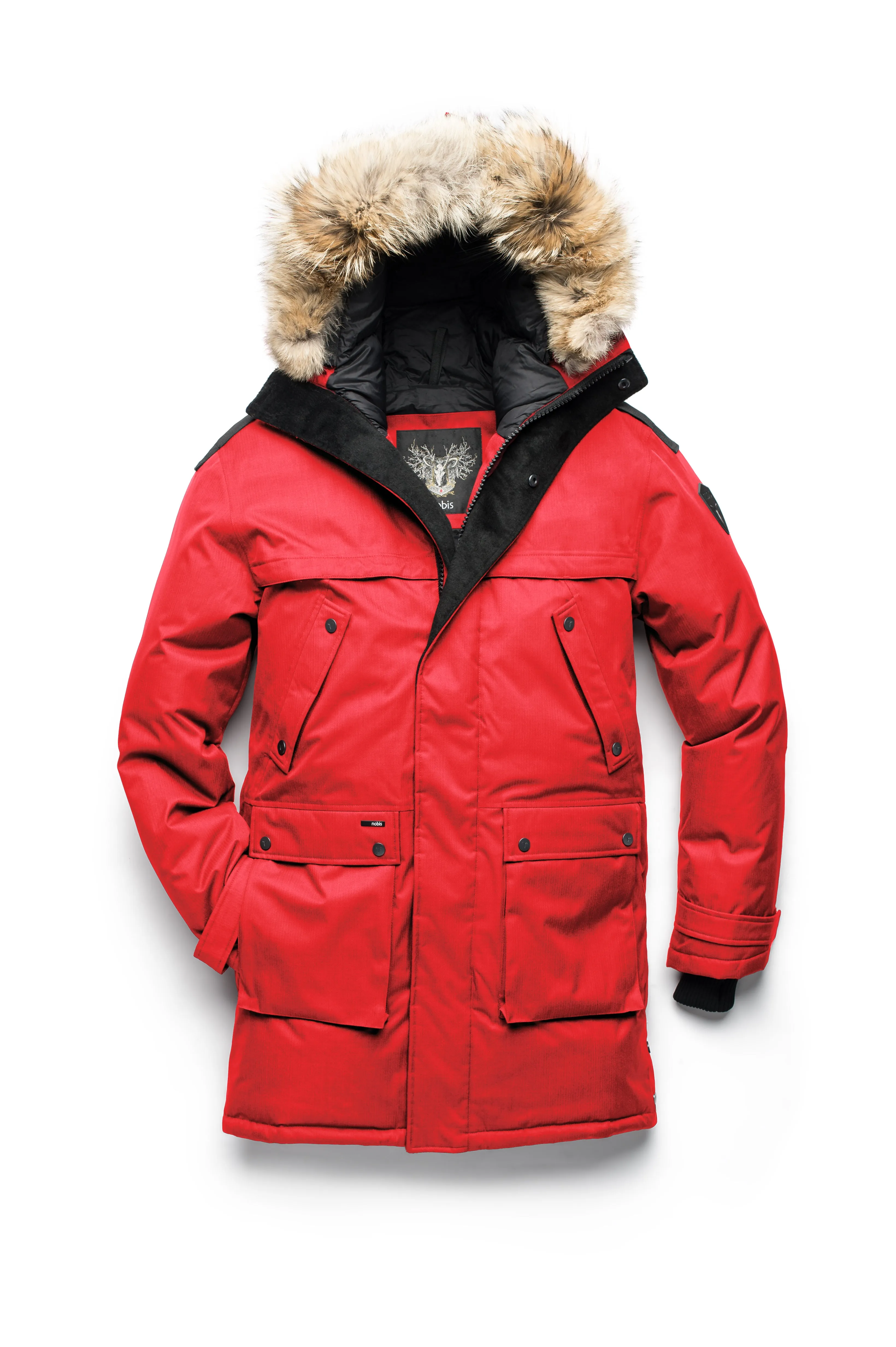 Yatesy Men's Long Parka