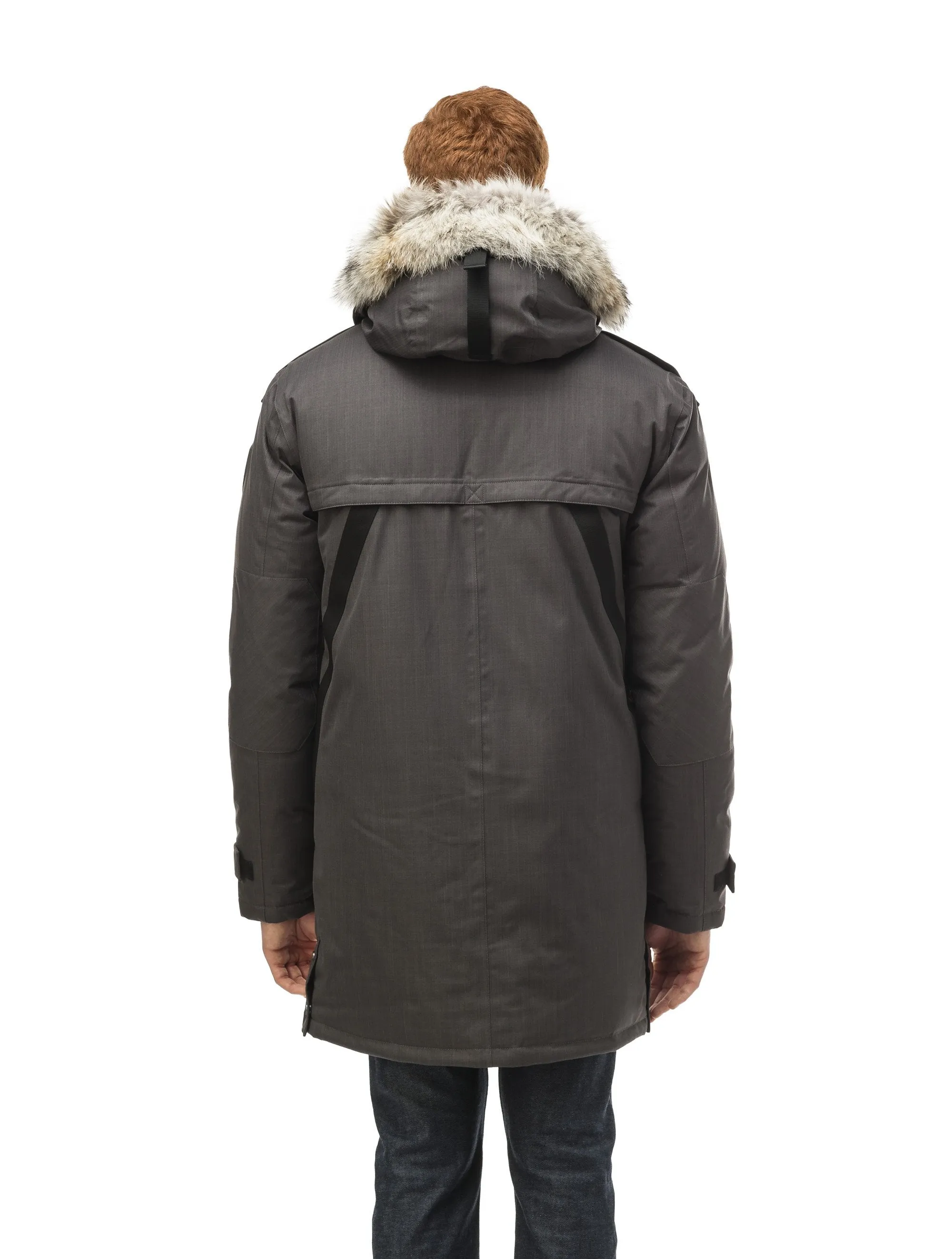 Yatesy Men's Long Parka