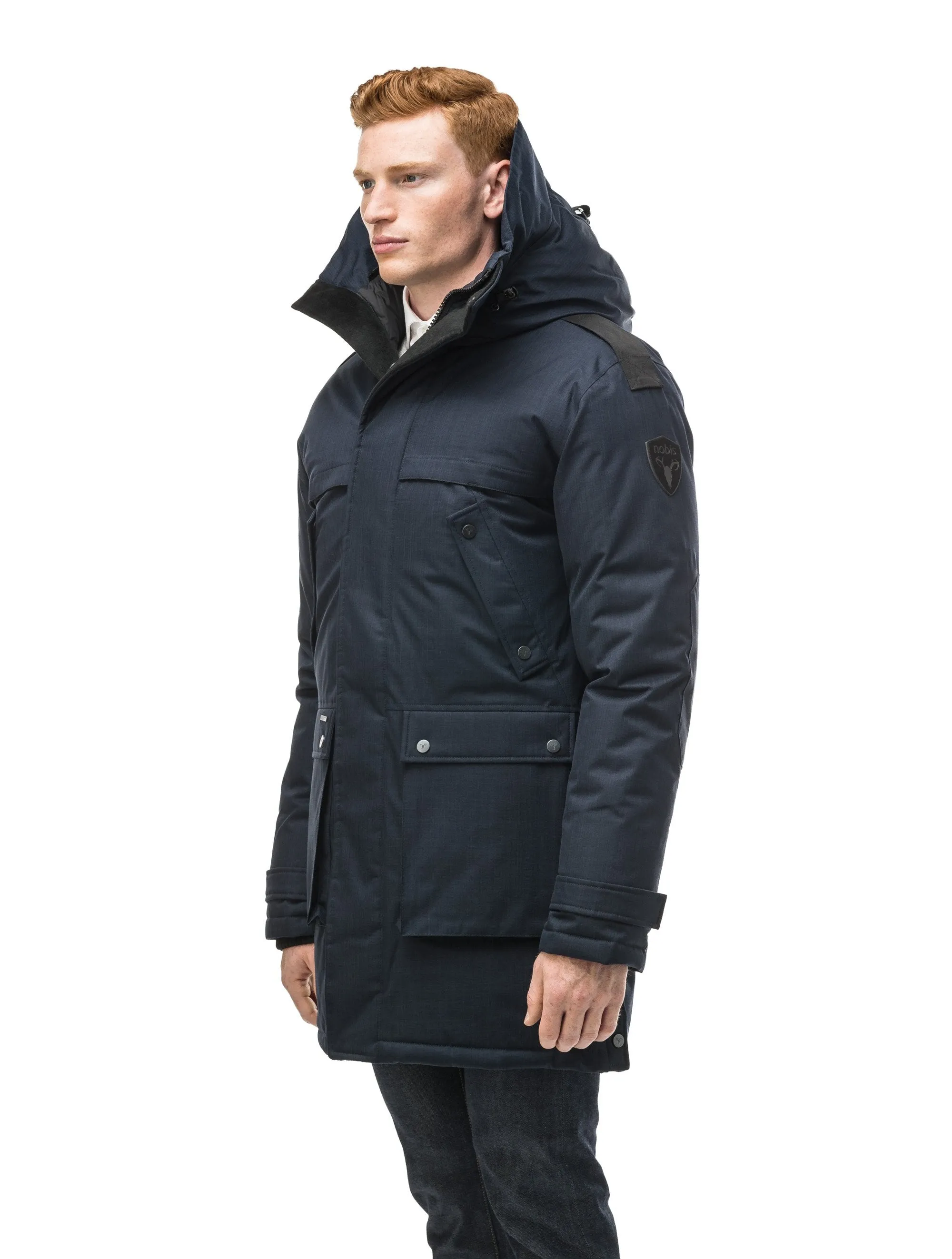 Yatesy Men's Long Parka