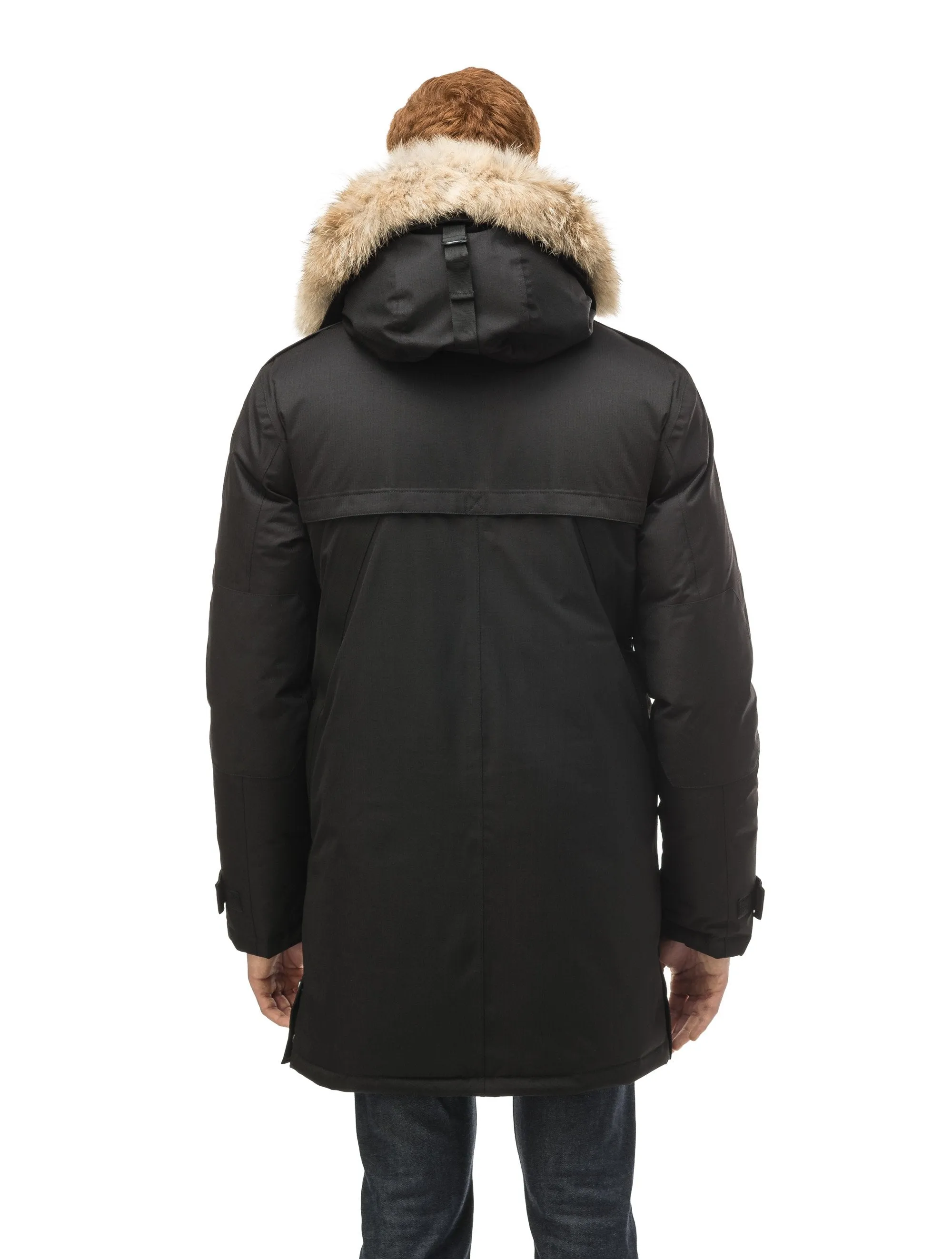 Yatesy Men's Long Parka