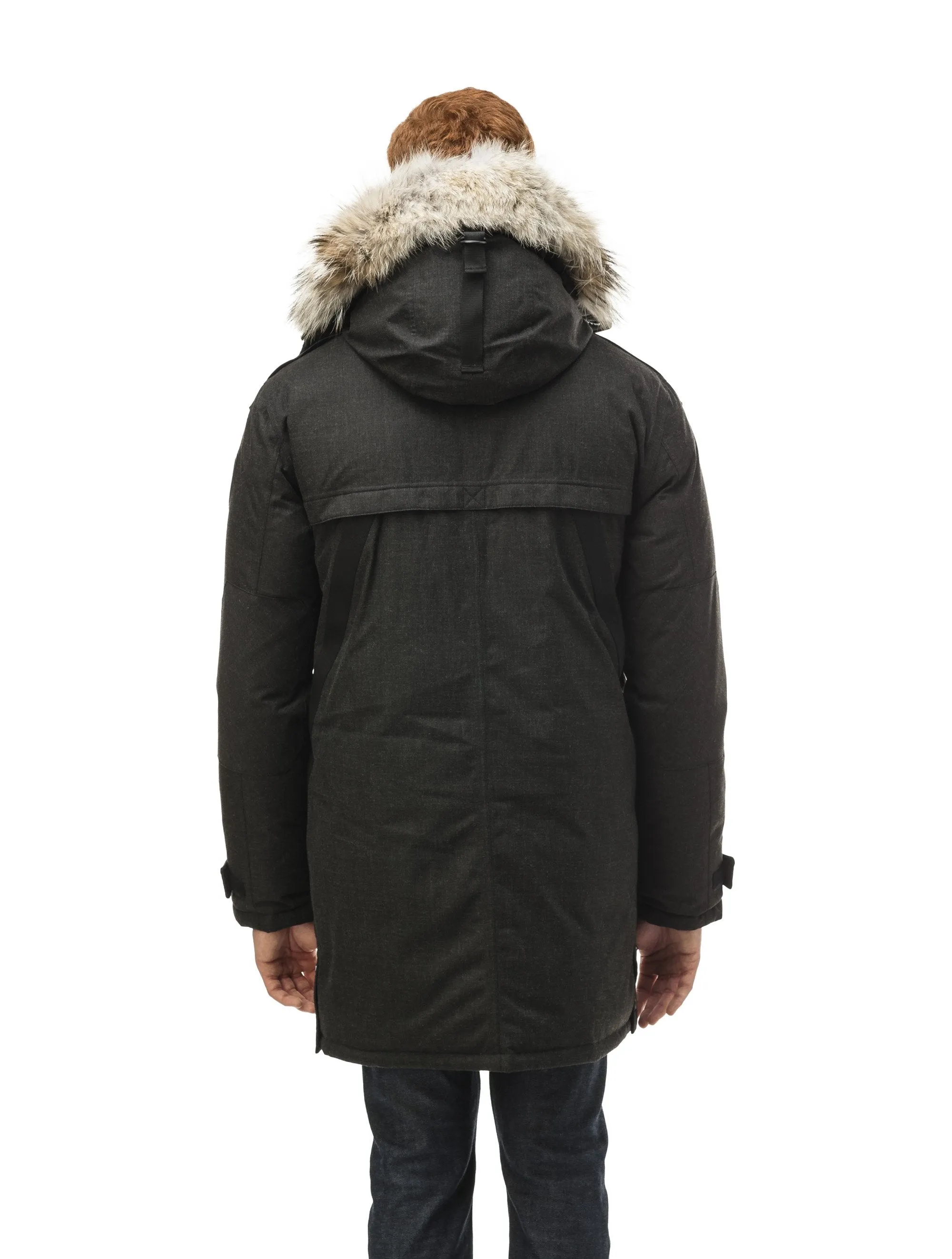 Yatesy Men's Long Parka