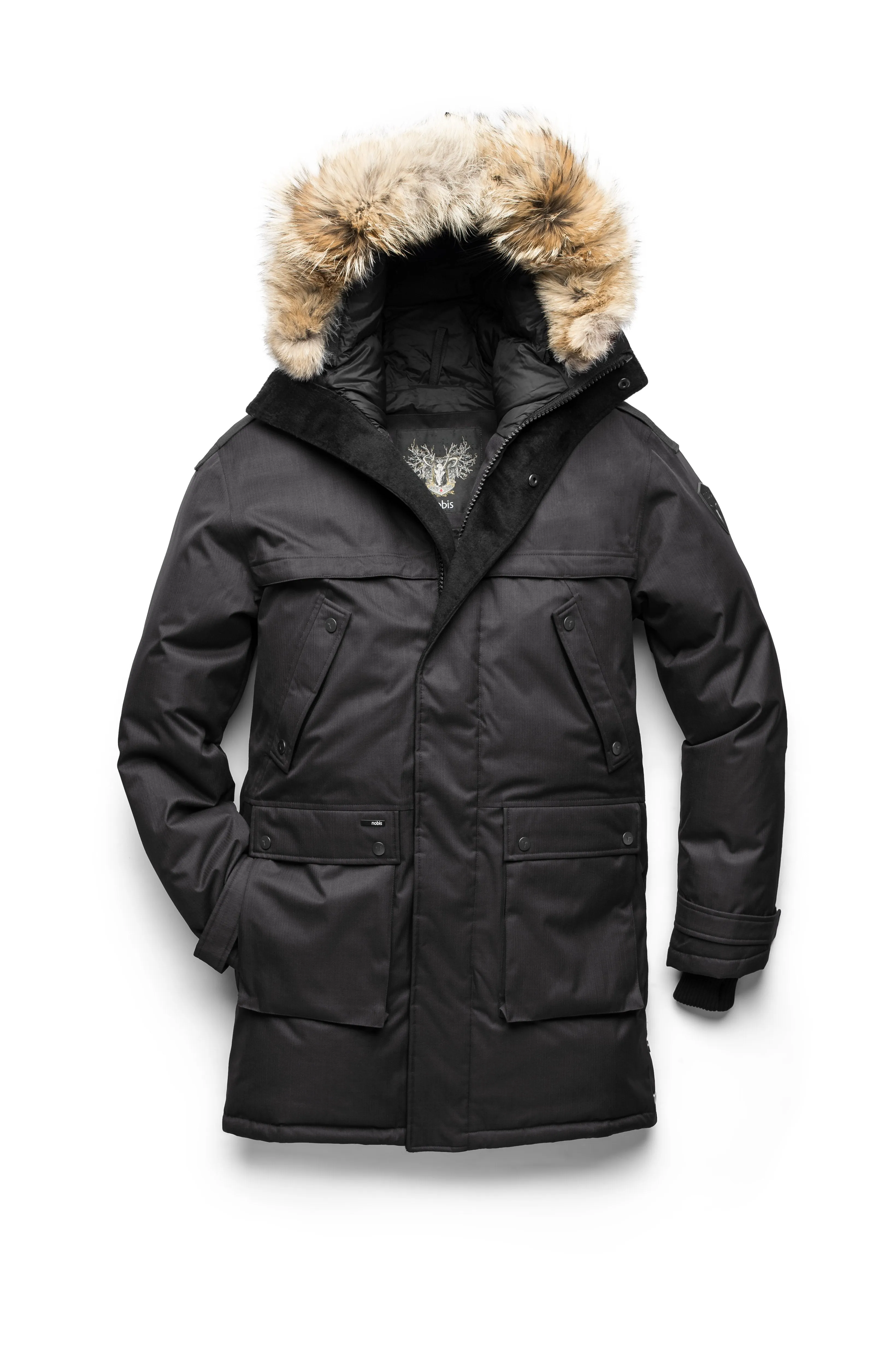 Yatesy Men's Long Parka