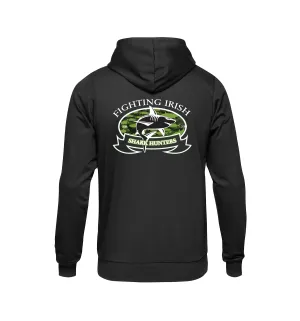 Youth Black Fighting Irish Shark Hunters  Pullover